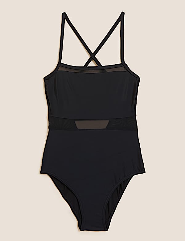 Badeanzug mit Mesh - DE