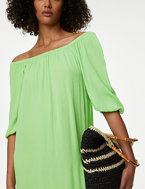 Bardot Knee Length Shift Dress