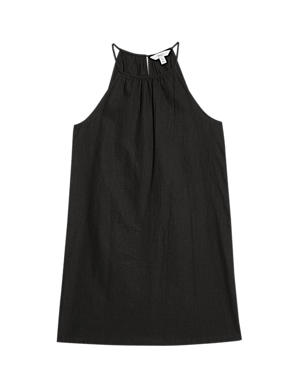 Halter Neck Mini Swing Dress