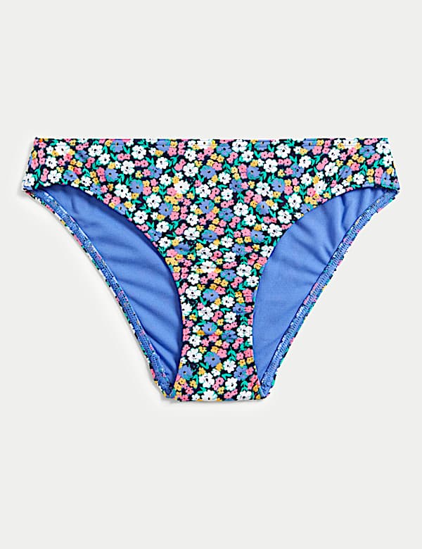 Printed High Leg Bikini Bottom - CZ