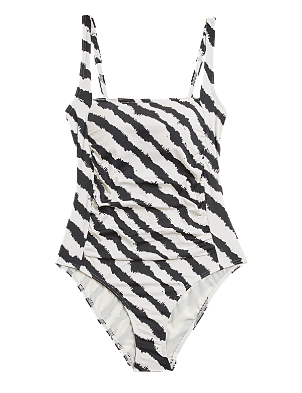 Tummy Control Monochrome Swimsuit