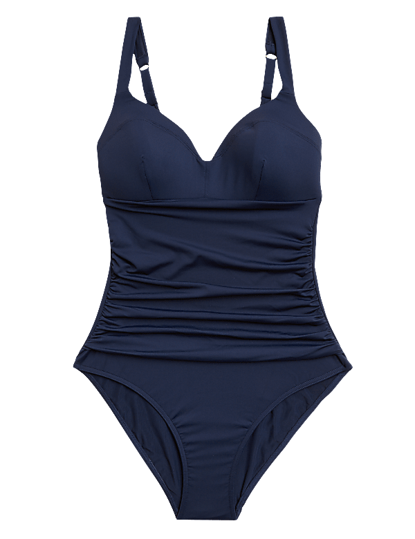 Tummy Control Padded Plunge Swimsuit