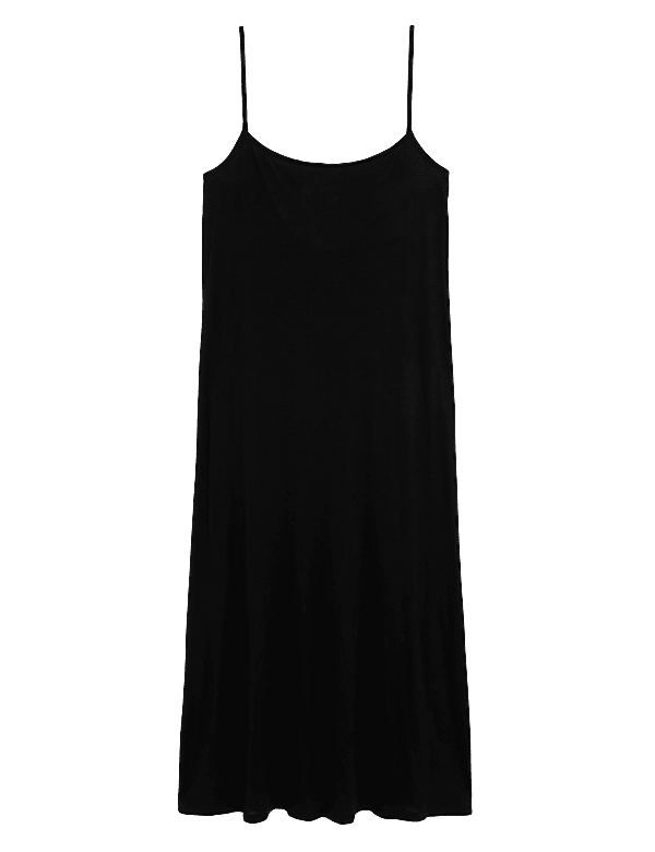 Jersey Scoop Neck Maxi Slip Dress