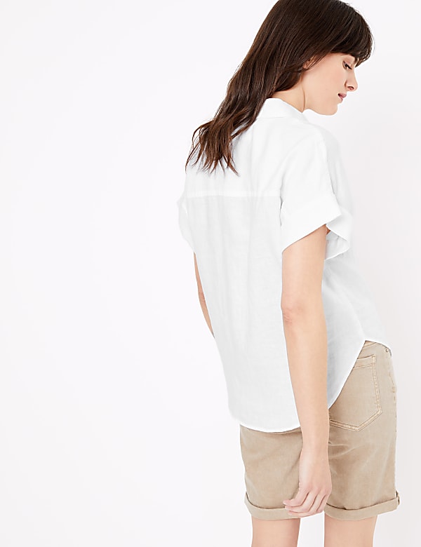 Pure Linen Short Sleeve Shirt