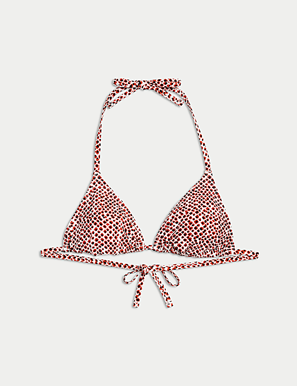 Atasan Bikini Segitiga Bermotif - ID