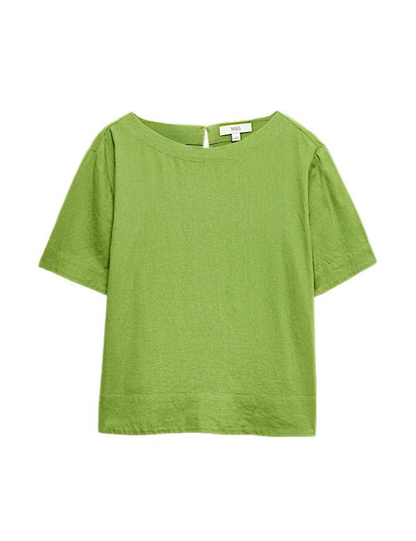 Linen Rich Relaxed T-Shirt