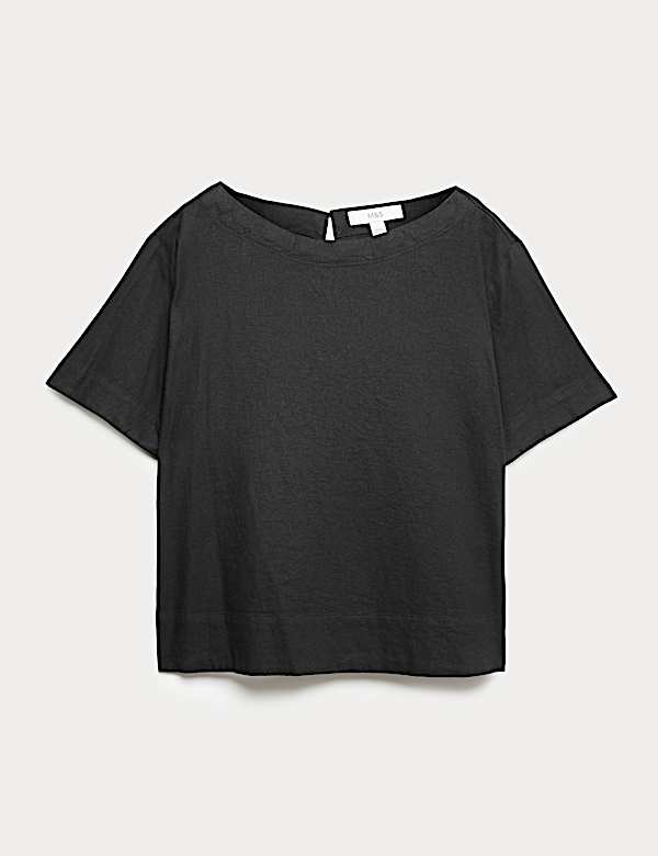 Linen Rich Relaxed T-Shirt