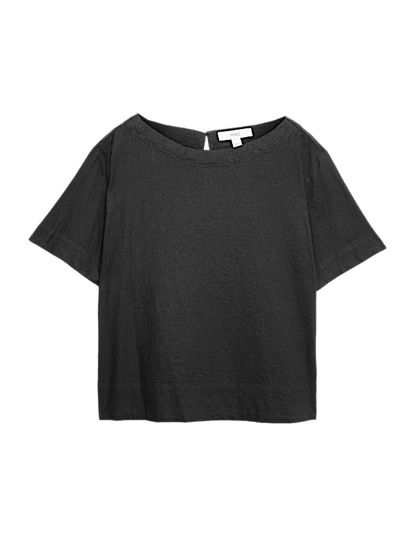Linen Rich Relaxed T-Shirt