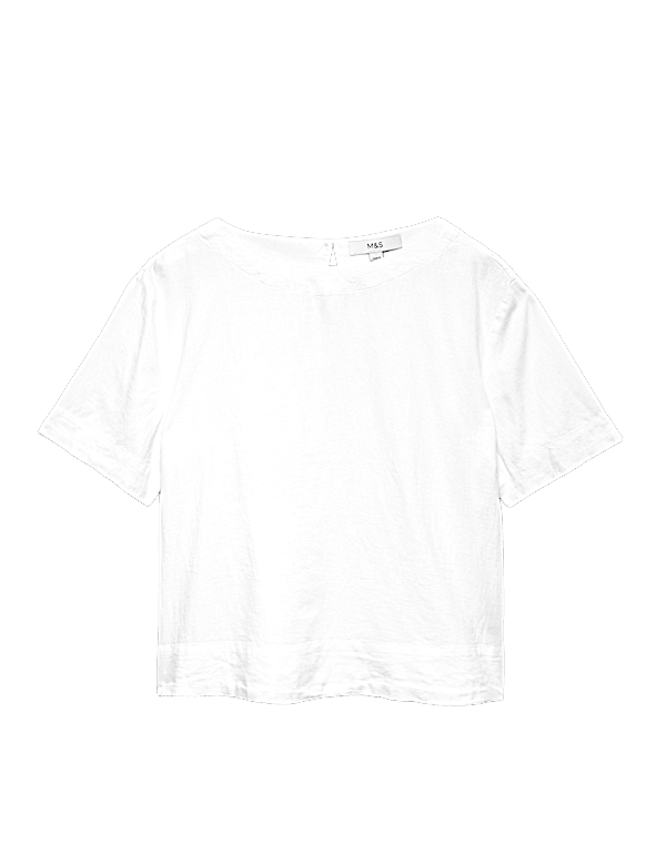 Linen Rich Relaxed T-Shirt