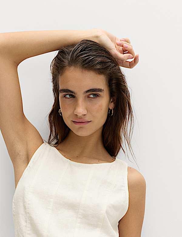 Linen Rich Vest Top