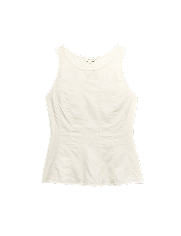 Linen Rich Vest Top