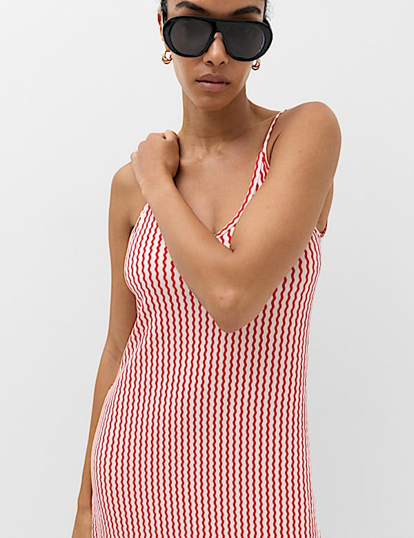 Printed Jersey Midaxi Beach Dress - RO