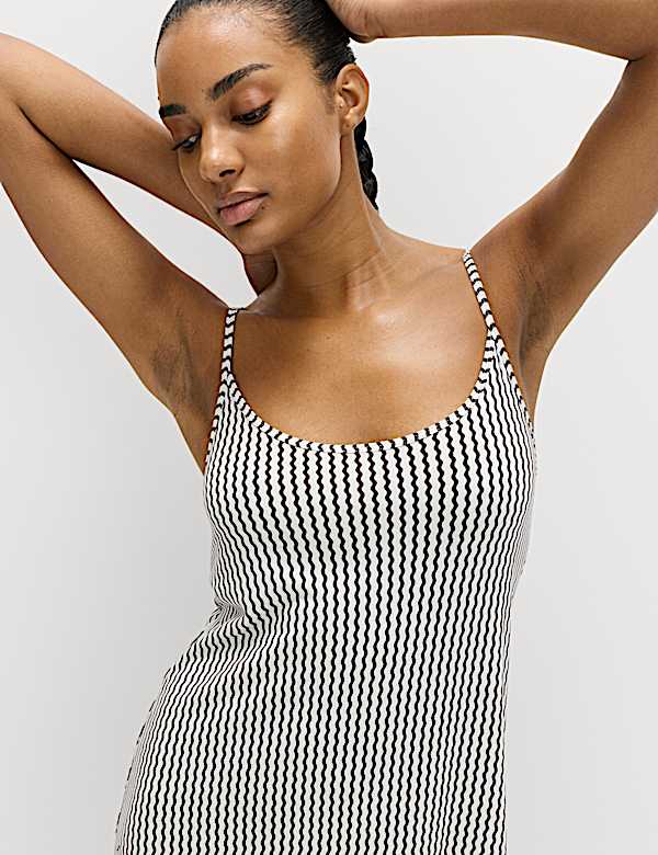 Printed Jersey Midaxi Beach Dress - AU