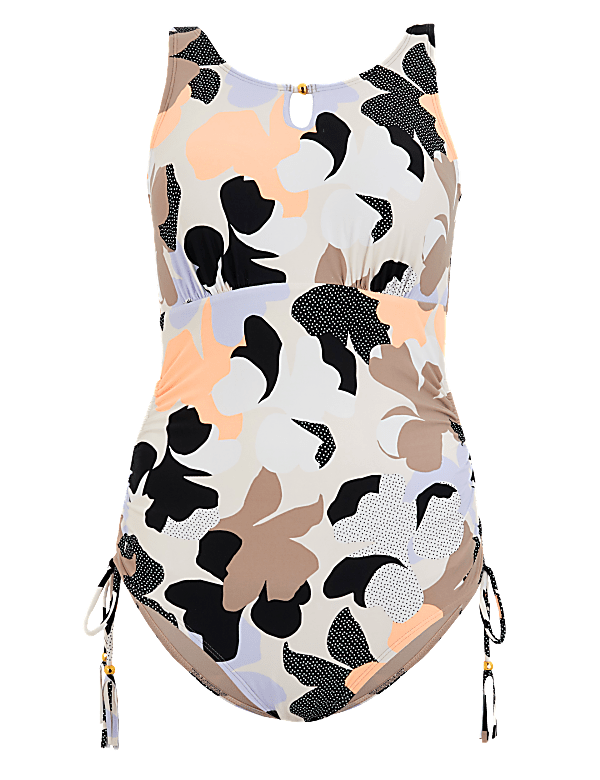 Post Surgery Printed High Neck Swimsuit