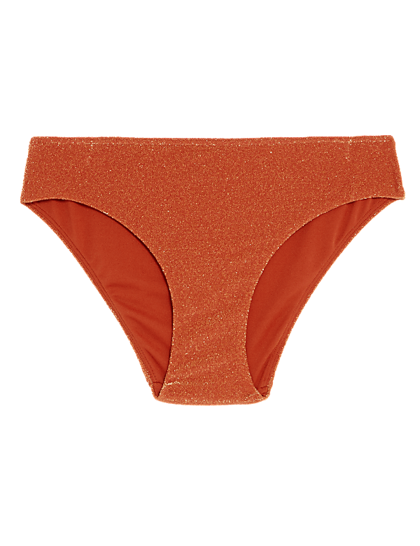 Sparkle High Leg Bikini Bottoms