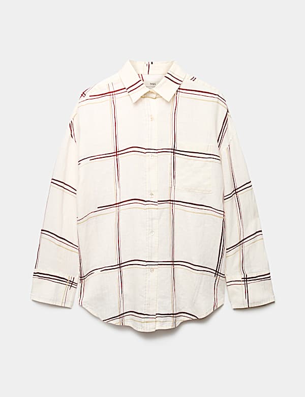 Pure Linen Checked Shirt - US