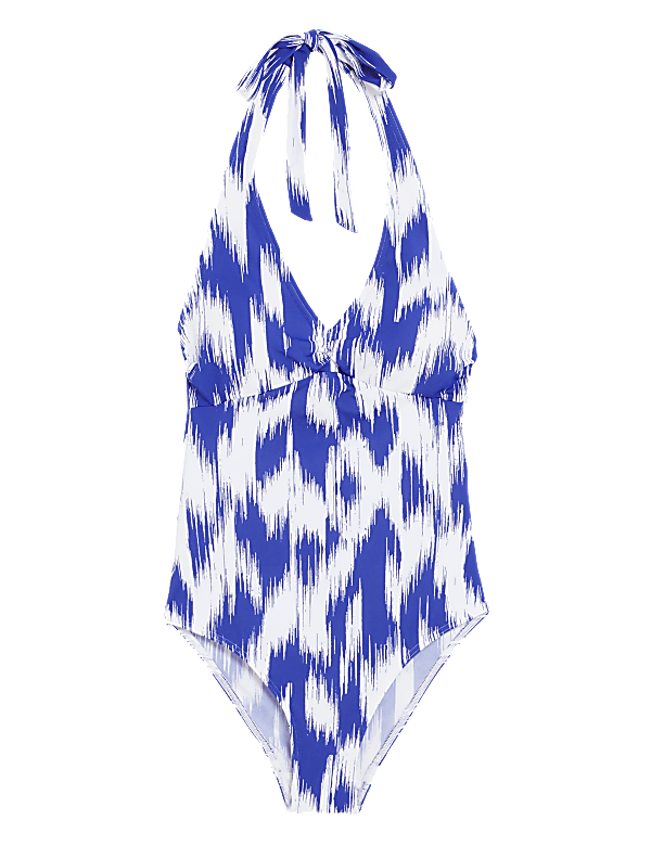 Printed Halterneck Swimsuit
