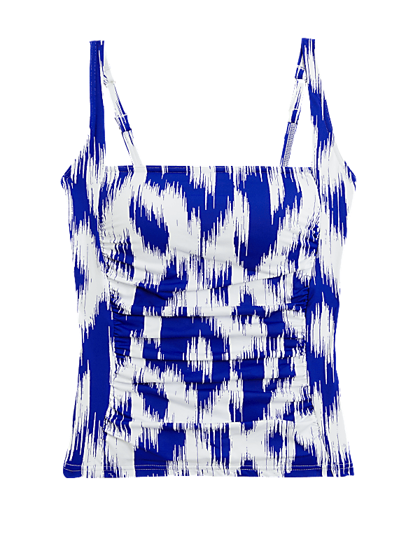 360 Tummy Control Printed Padded Tankini Top