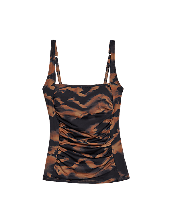 360 Tummy Control Printed Padded Tankini Top