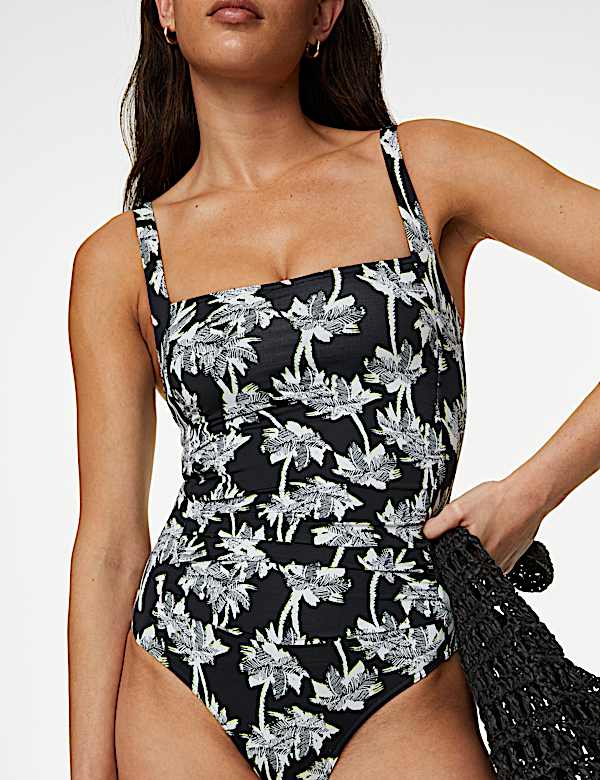 Tummy Control Printed Padded Swimsuit