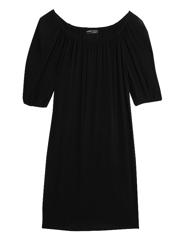 Bardot Short Sleeve Knee Length Dress