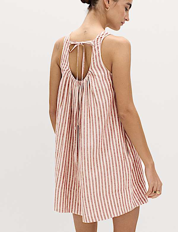 Szeroki kombinezon z przewagą lnu - PL