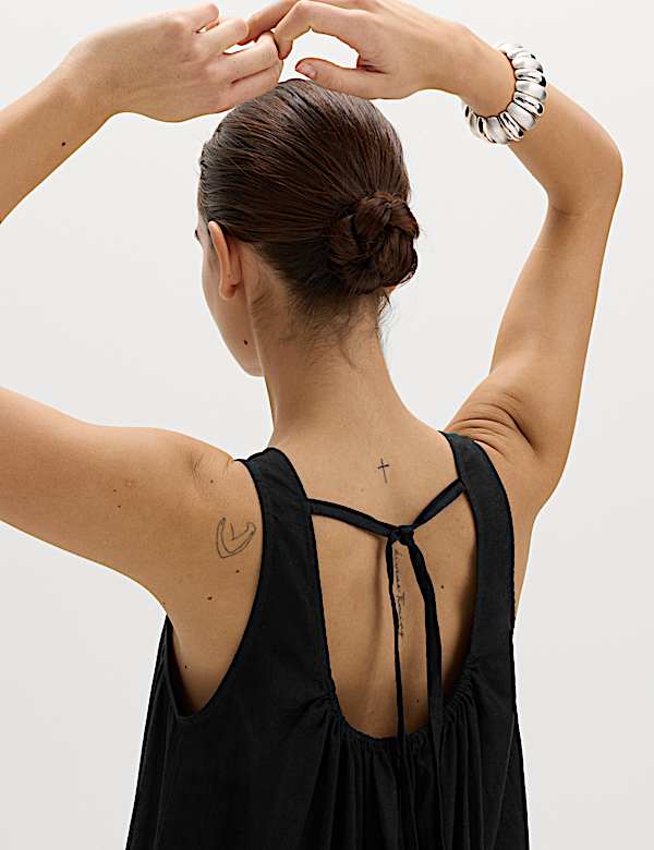 Linen Rich Volume Jumpsuit - SE