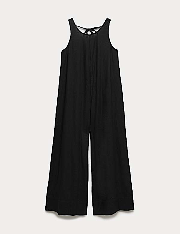 Linen Rich Volume Jumpsuit - SE