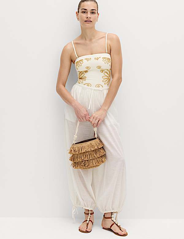 Cornelli Padded Bandeau Swimsuit