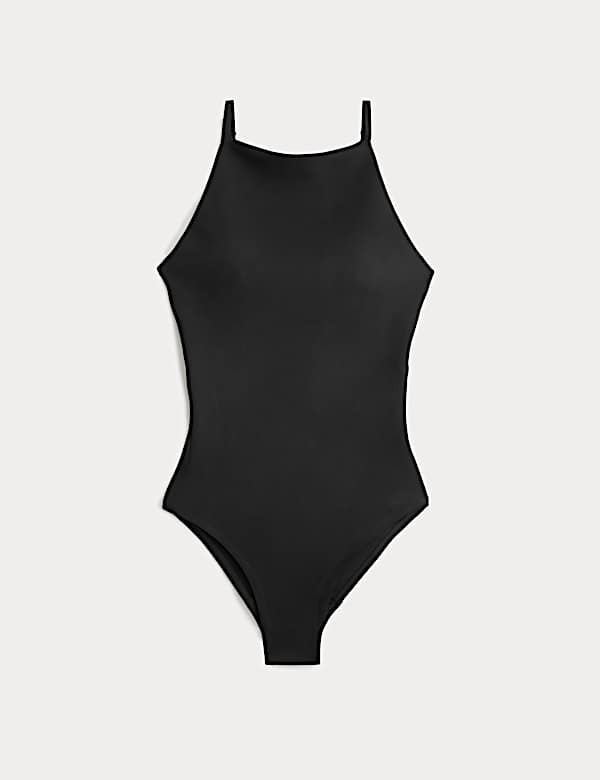 Bonded High Neck Swimsuit - SK