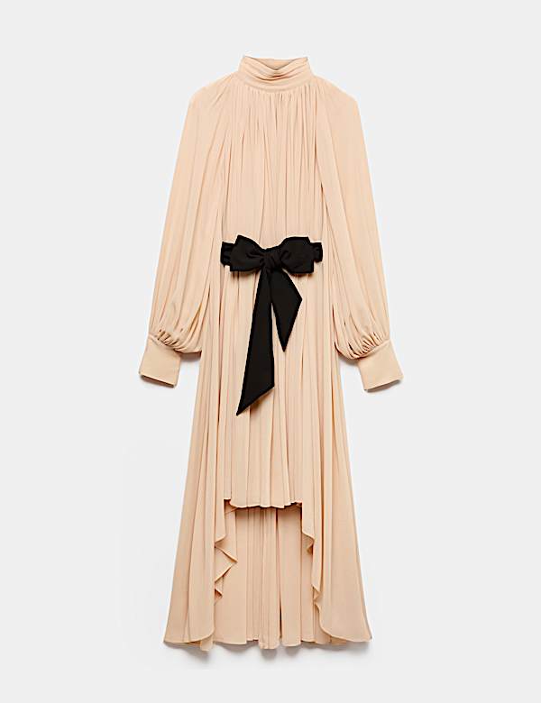 Pleated Volume Maxi Dress - AU