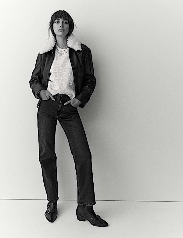 Mesh Crew Neck Lace Detail Jumper - PT