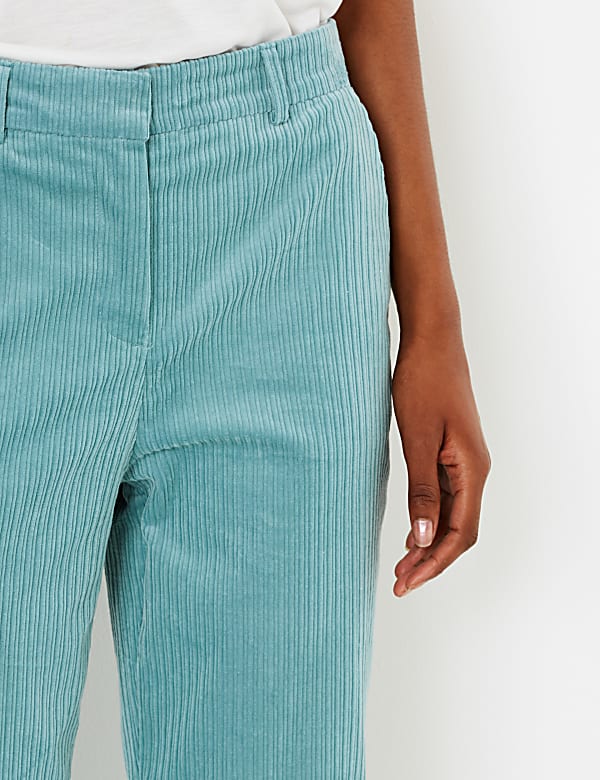 Corduroy Straight Leg Trousers