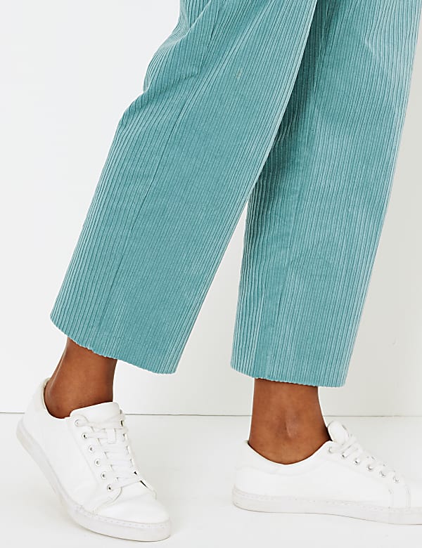 Corduroy Straight Leg Trousers