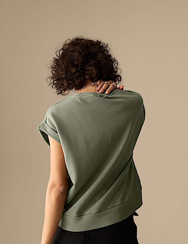 Sudadera sin mangas 100% algodón - ES