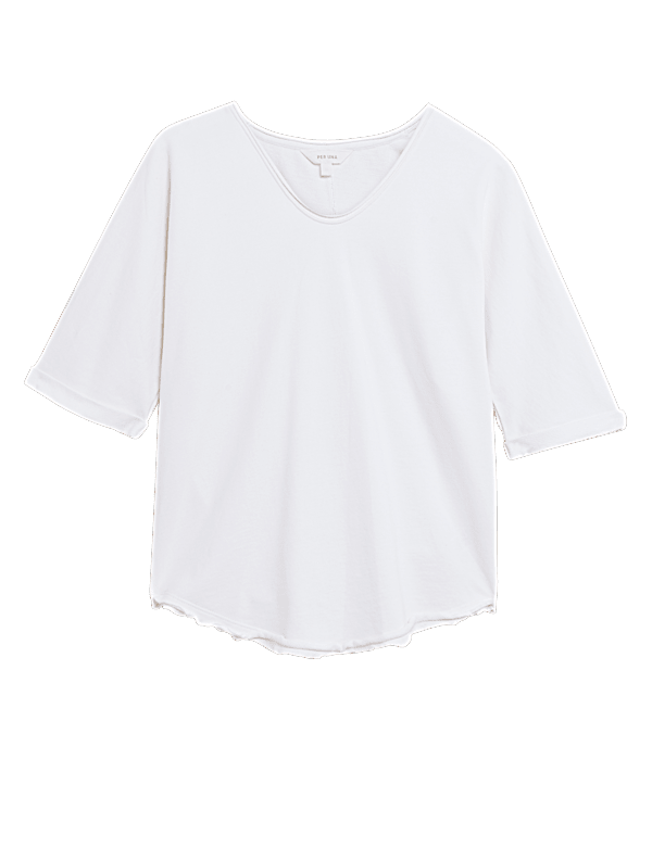 Pure Cotton Scoop Neck Sweatshirt