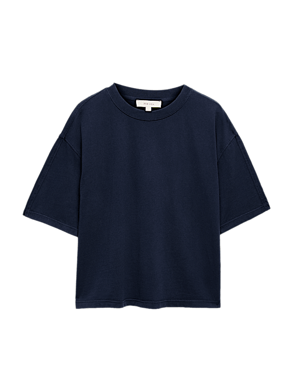 Pure Cotton Short Sleeve Boxy T-Shirt