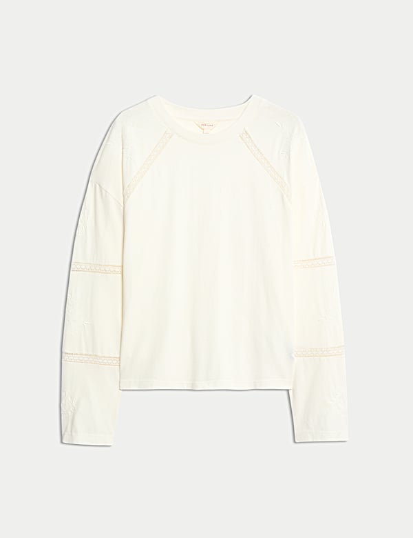Pure Cotton Embroidered Top - AL