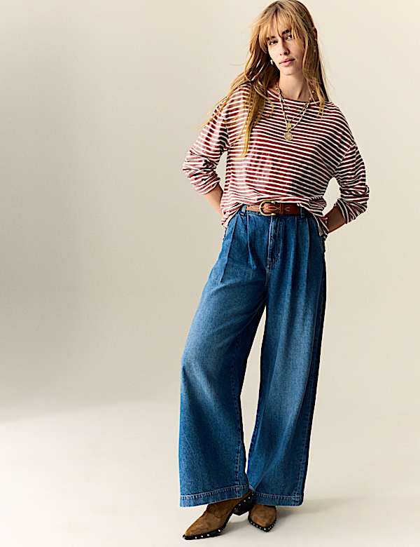 Top 100 % coton à rayures - CH