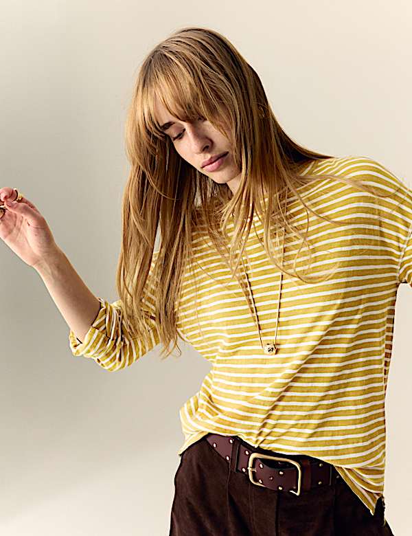 Pure Cotton Striped Top - EE