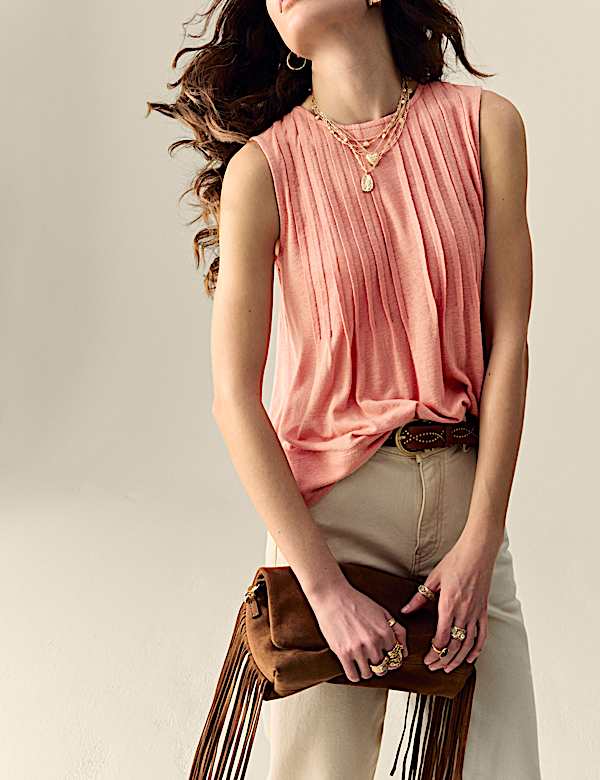 Plisse Pintuck Top - PL