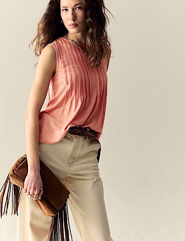 Plisse Pintuck Top - PL