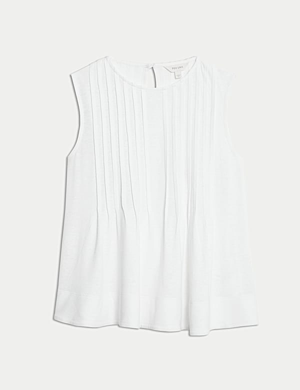 Plisse Pintuck Top
