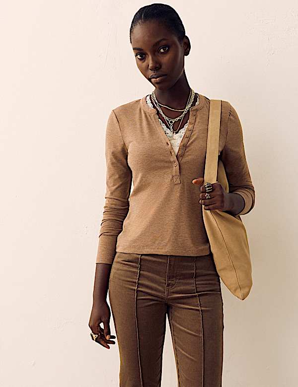 Atasan Henley - ID