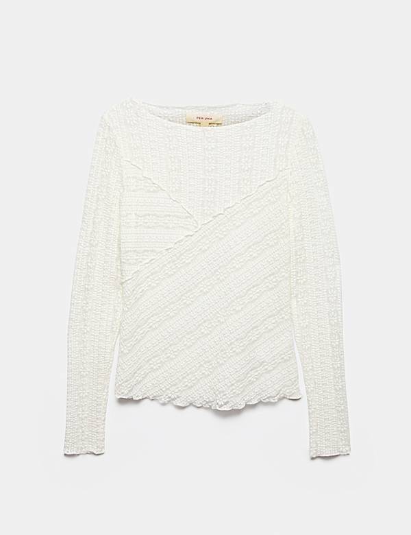 Jersey Floral Lace Top - CH