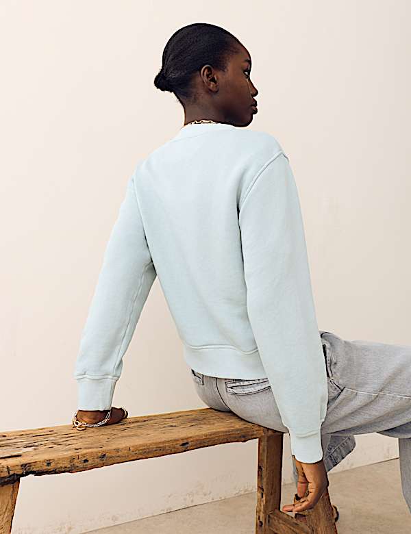 Cotton Rich Garment Dye Sweatshirt - LT