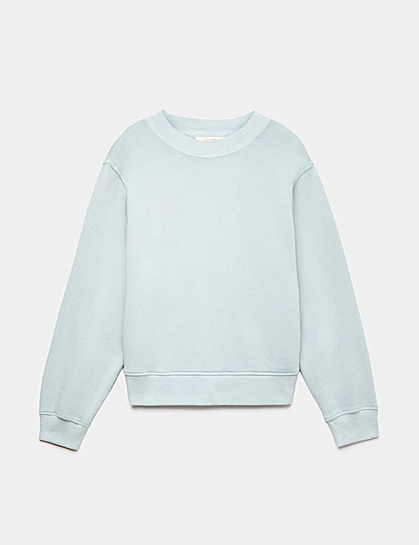 Cotton Rich Garment Dye Sweatshirt - LT