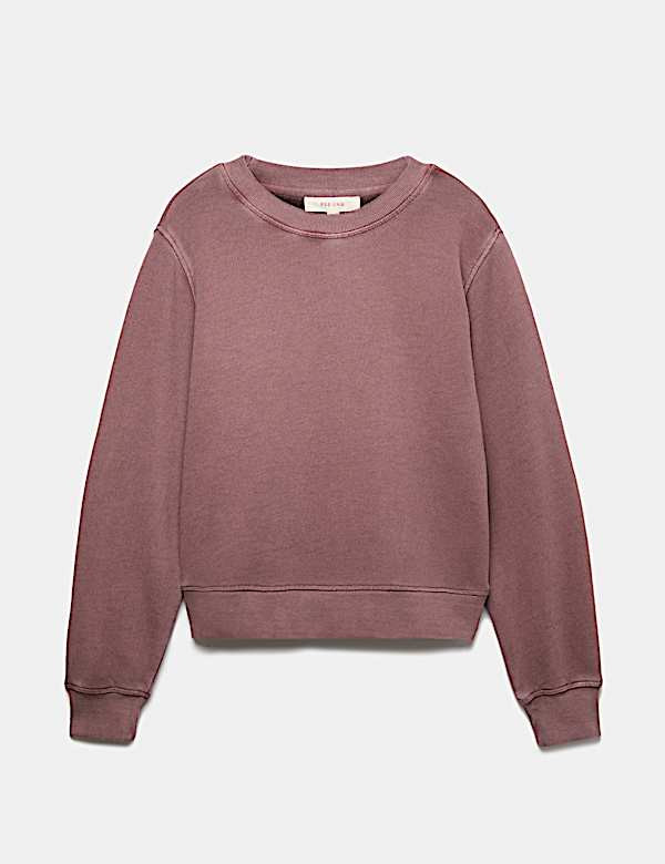 Cotton Rich Garment Dye Sweatshirt - FR