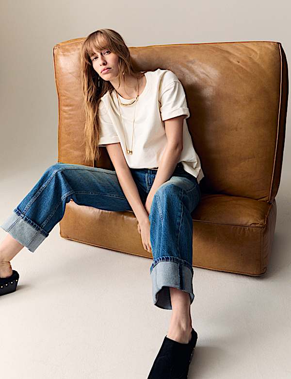 Pure Cotton Short Sleeve Sweatshirt - NZ