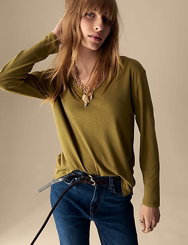 Modal Rich Scoop Neck Top - DE